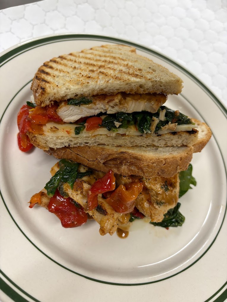 Grilled chicken panini from PH Deli & Mini Market in Morristown